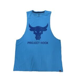 Under Armour Men's Sz XL Project Rock Brahma Bull Tank Sleeveless "Cracked Bull"